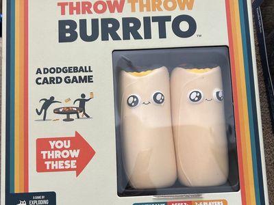 Exploding Kittens Throw Throw Burrito Party Game - Dodgeball Card Game, Ages 7+, 2-6 Players