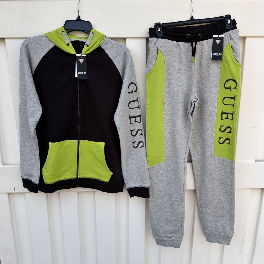 New Boys Guess Track Jogger Set