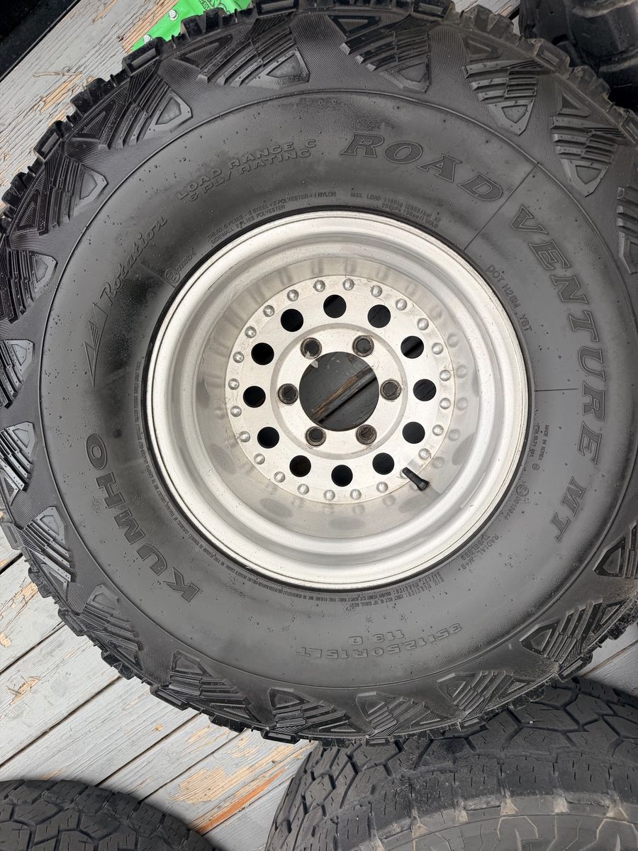Tires and wheels
