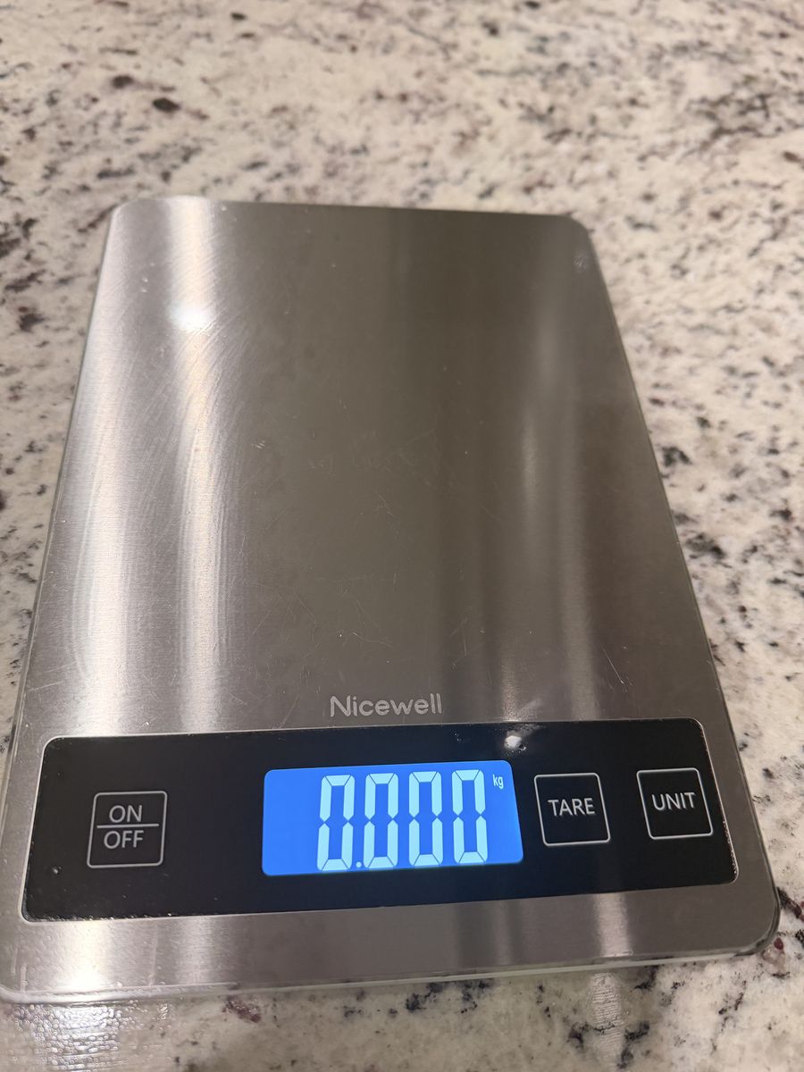 Nicewell Digital Kitchen Food Scale Stainless Steel