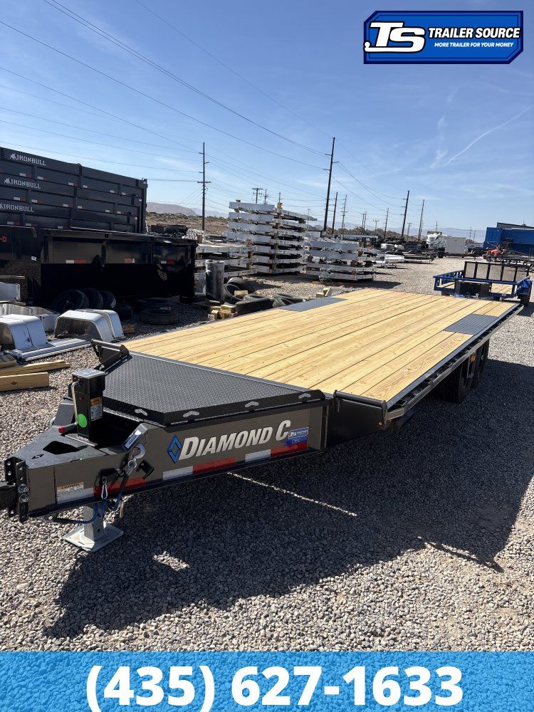 8.5x20 Diamond C DEC 207 Deckover Equipment Trailer - 15.5K GVWR -