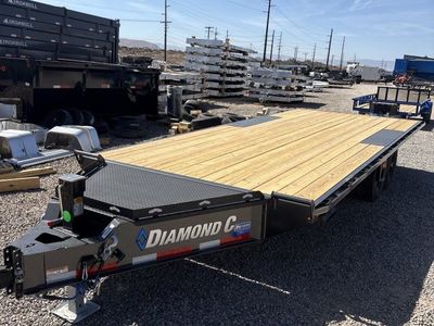 8.5x20 Diamond C DEC 207 Deckover Equipment Trailer - 15.5K GVWR -