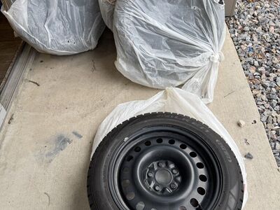 4 Studless Winter Tires With Wheels (215 /55 R17)