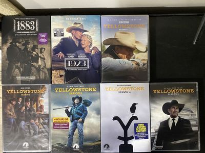 Yellowstone: The Complete Series (Seasons 1-5) + 1883 & 1923 Origin Stories DVD Set