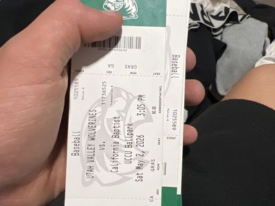 UVU Baseball grass seats Friday, Saturday, Sunday
