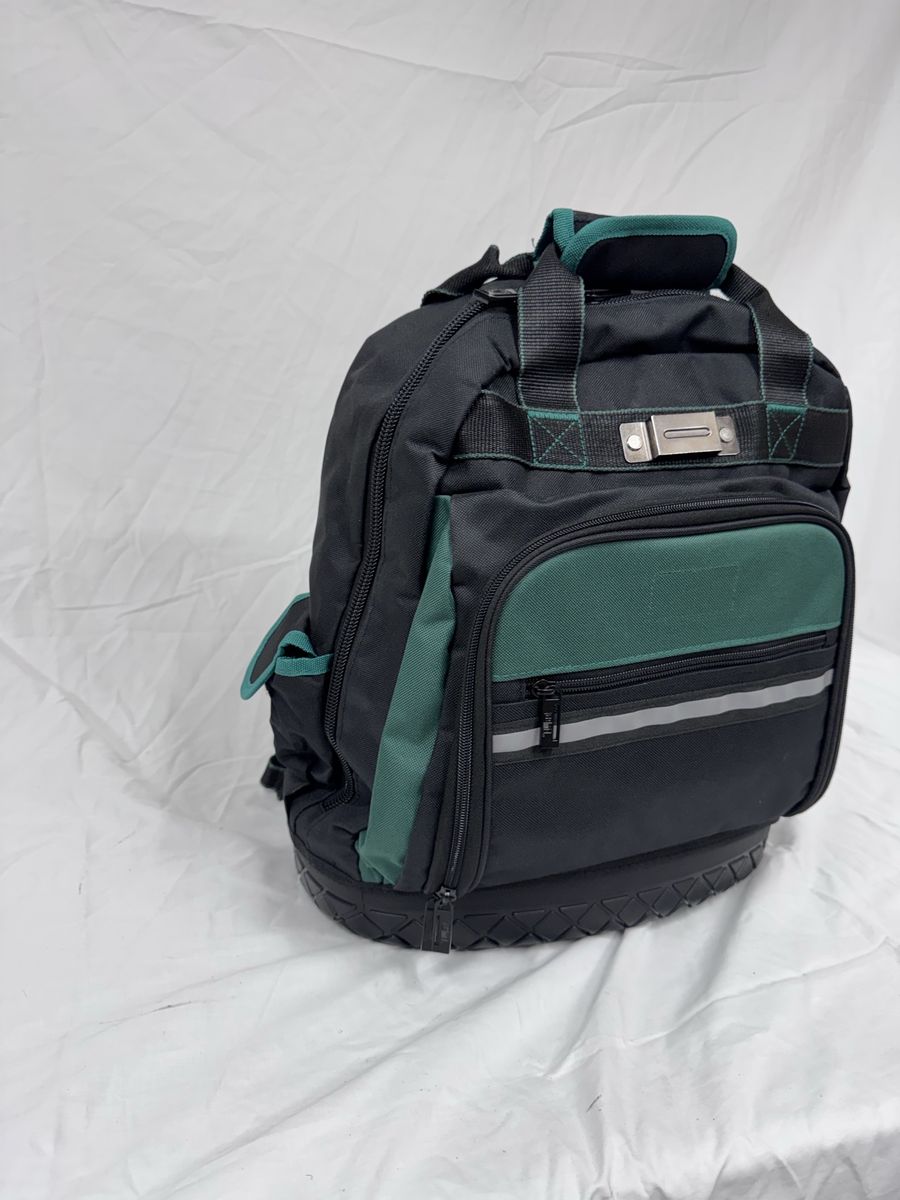 TooCust Tool Backpack Hard Bottom 15 Pocket