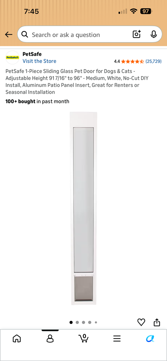 pet door insert for sliding glass door