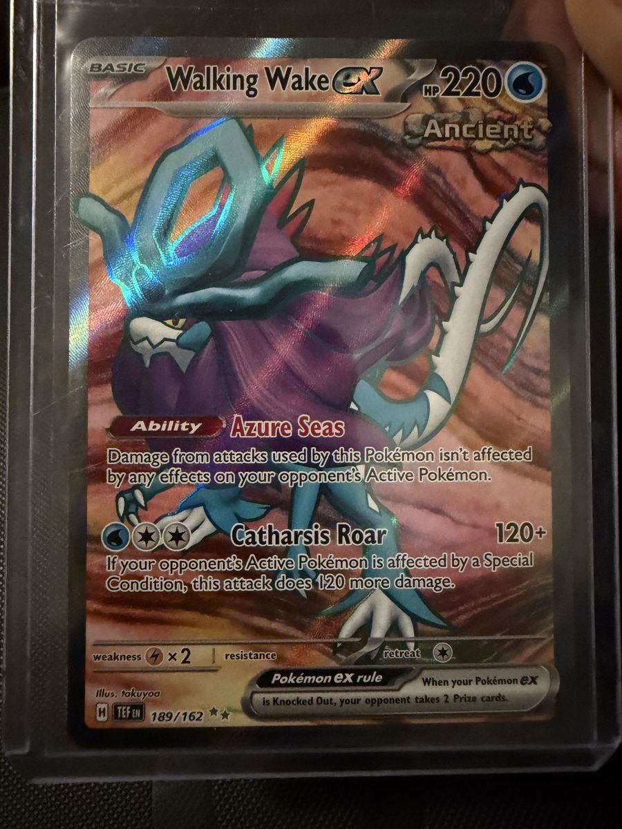 Walking Wake ex 189/162 Special Illustration Rare Pokemon Card - Temporal Forces
