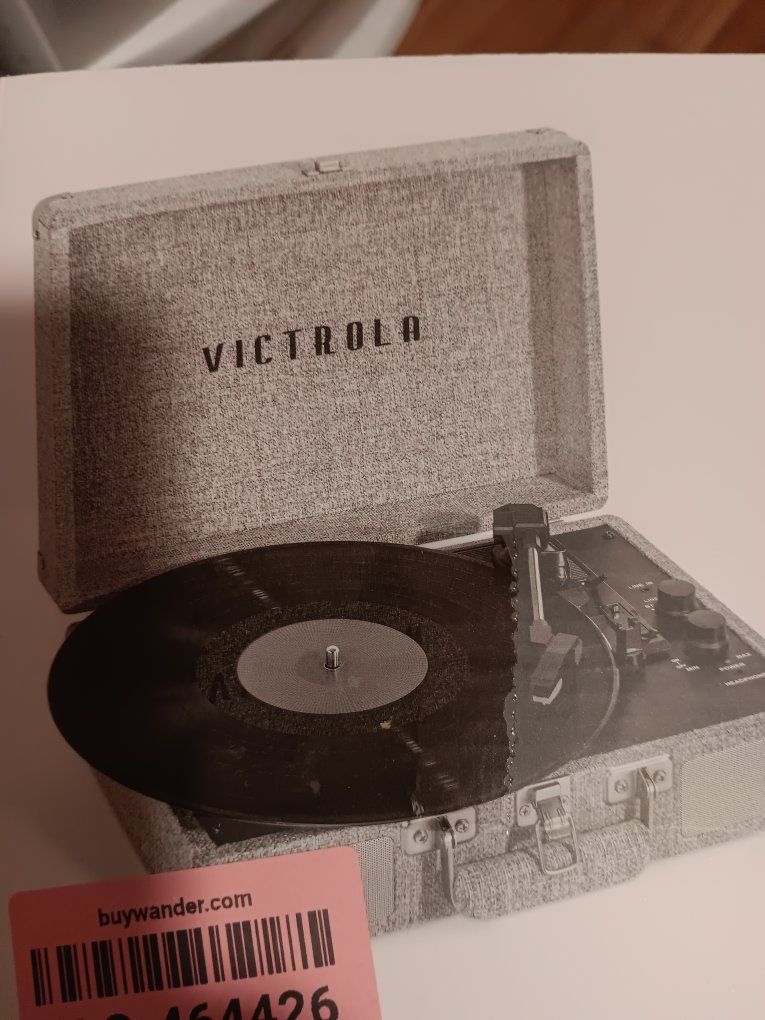 Victrola The Journey Signature 3-Speed Suitcase Turntable - Grey