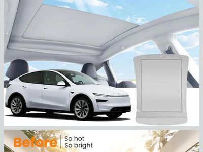 Tesla model y Juniper motorized sunshade