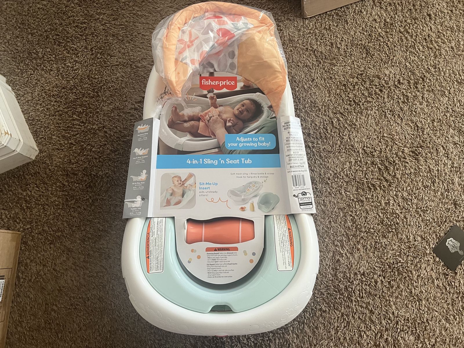 NEW: Fisher Price 4-in-1 Sling n' Seat Tub
