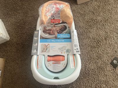 NEW: Fisher Price 4-in-1 Sling n' Seat Tub