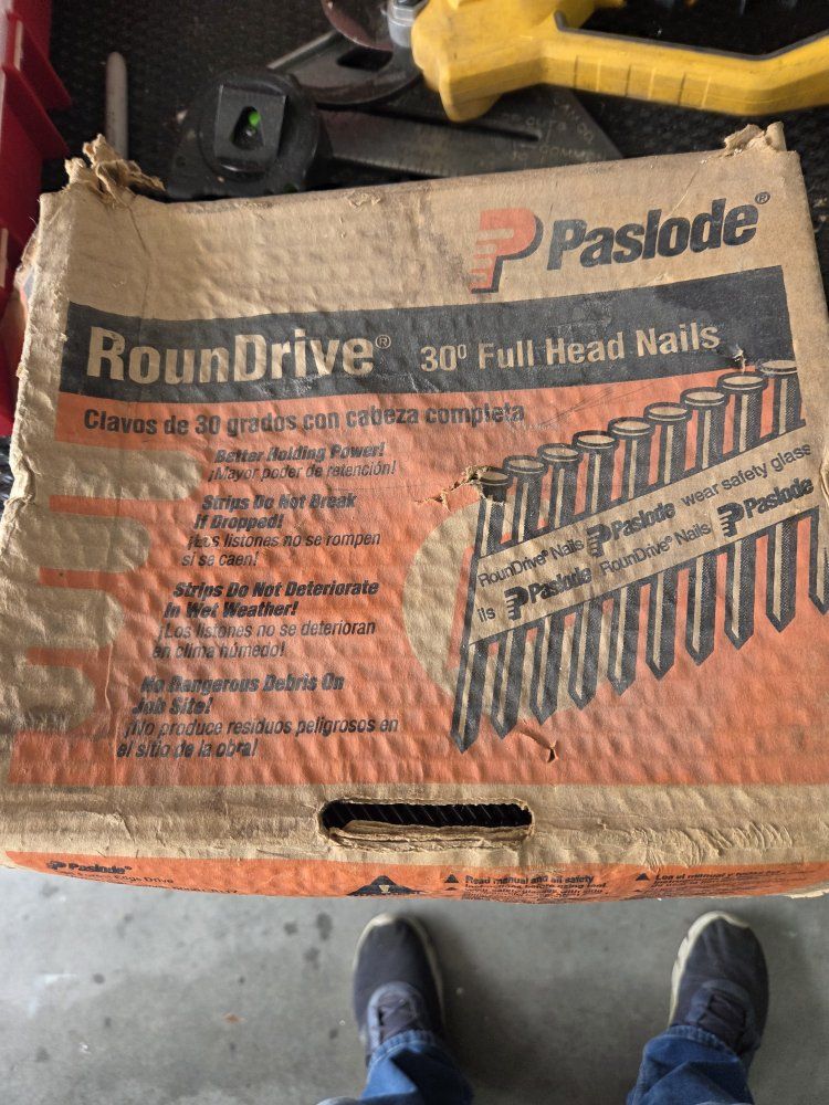 Paslode 30 Degree RoundDrive 3-1/4" x .131" Framing Nails 2500 Count