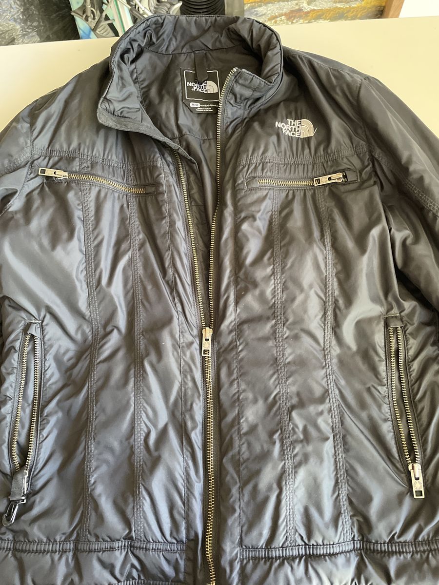 The North Face Women's Black Full-Zip Jacket Size M/M - Nylon Shell, Polyester Lining, Zip Pockets
