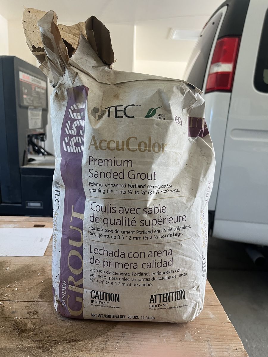 25lb bag Polyblend sanded grout