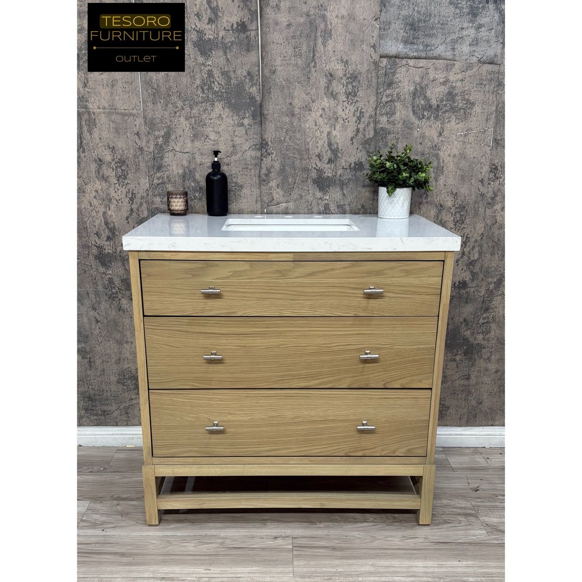 NEW BECKI OWENS BATHROOM VANITY 36”