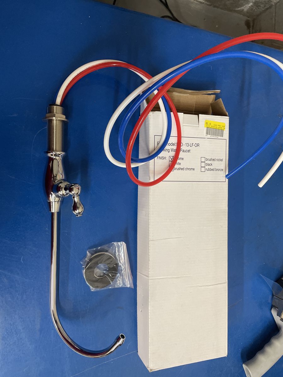 EMD EFD-13-LF-OR Drinking Water Faucet Chrome with Supply Lines and Hardware
