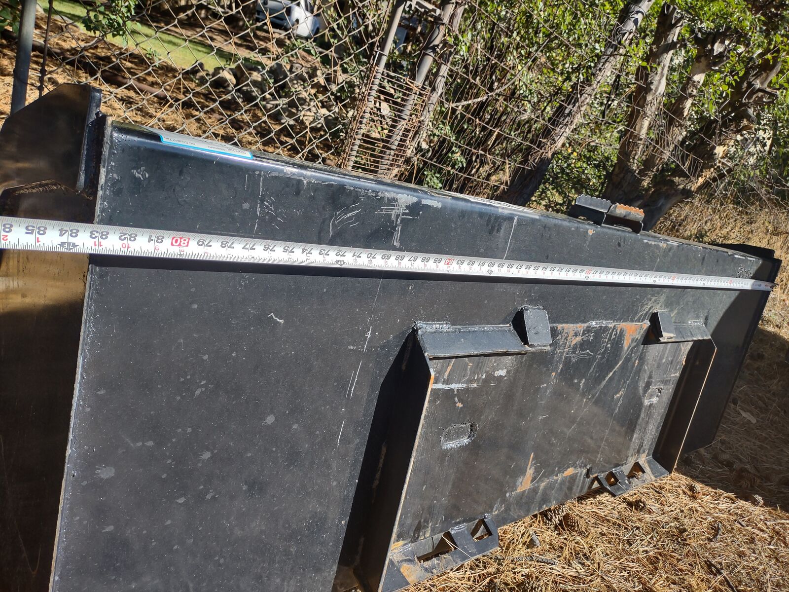 83 in Skid Steer Snow / Debris high side Bucket