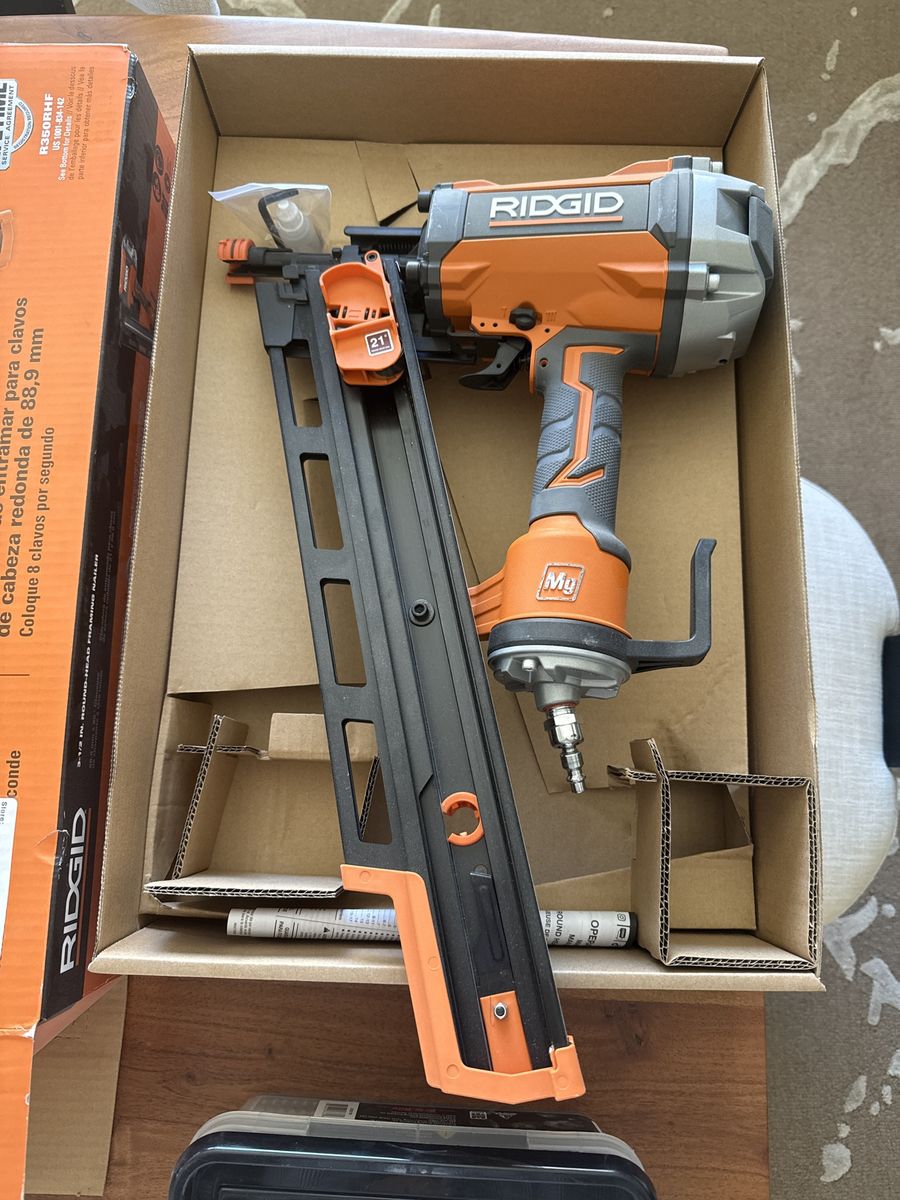 Ridgid 3.5” Round Head Framing Nail Gun