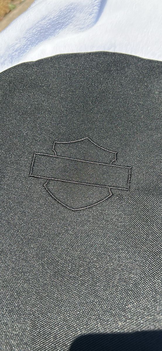Harley Davidson Motorcycle Splash Guards with Black Embroidered Bar & Shield Logo