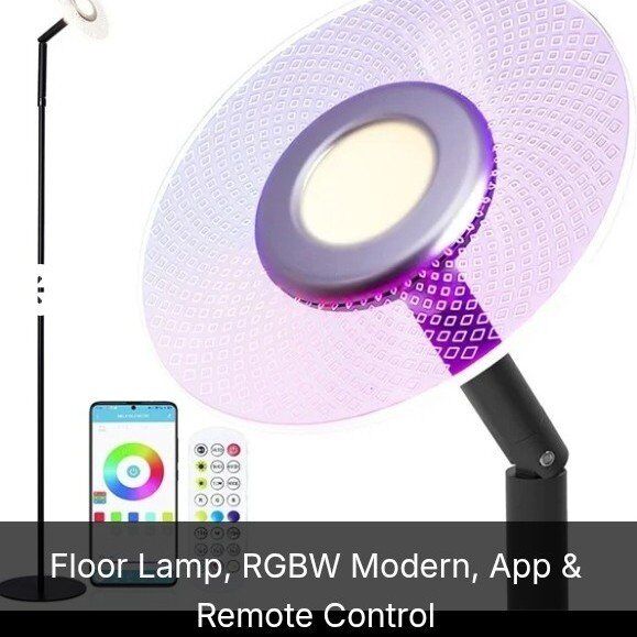 69" Floor Lamp with remote (NEW)