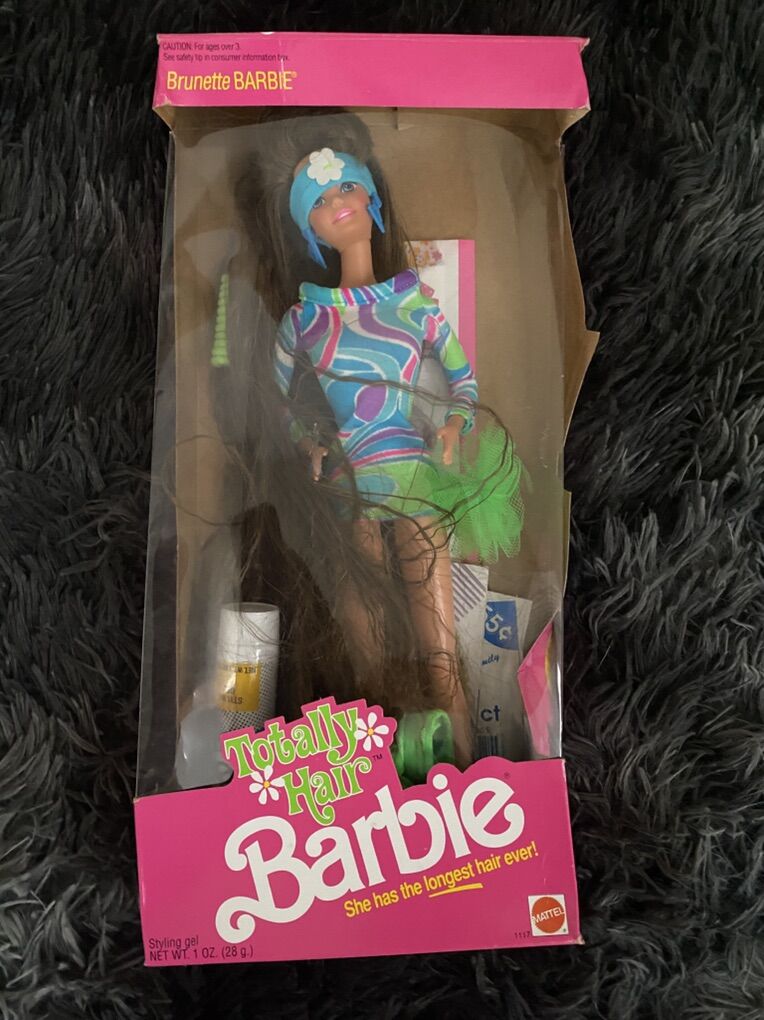 Totally Hair Barbie (Brunette, Opened, Complete)