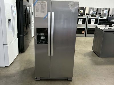 NEW WHIRLPOOL 33 INCH STAINLESS SIDE BY SIDE