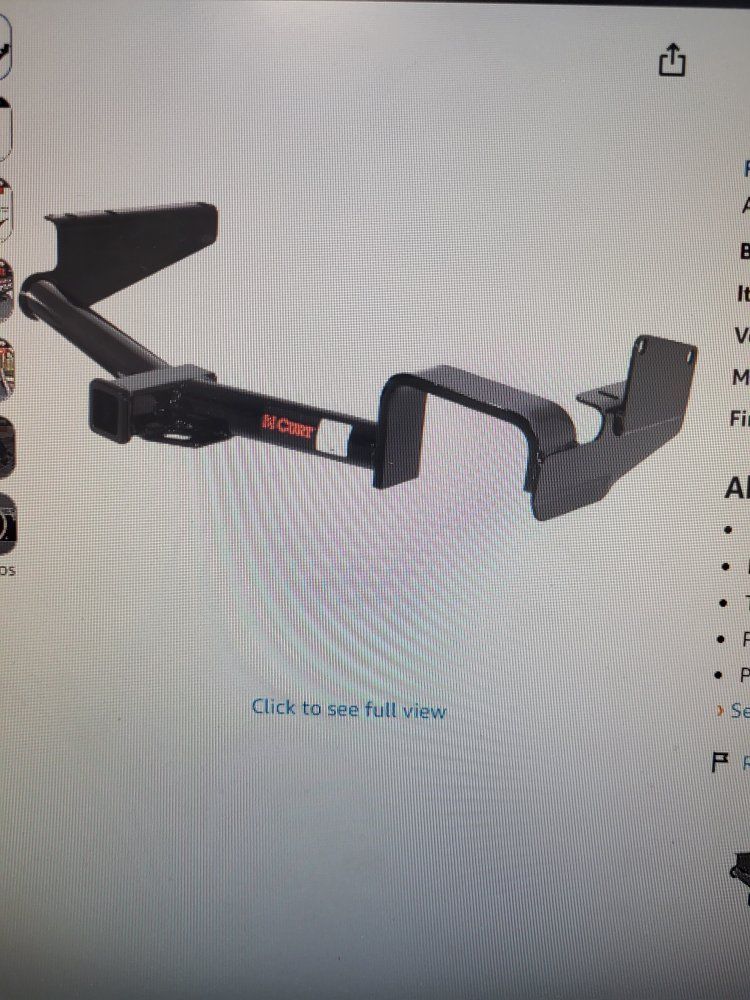 CURT 13534 Class 3 Trailer Hitch Receiver for Select Vehicles - New