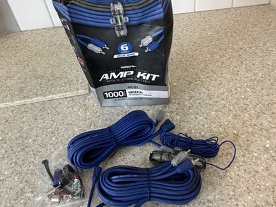 Metra WM-AK3 1000W 6-Gauge Amplifier Installation Wiring Kit with 16' RCA Cable