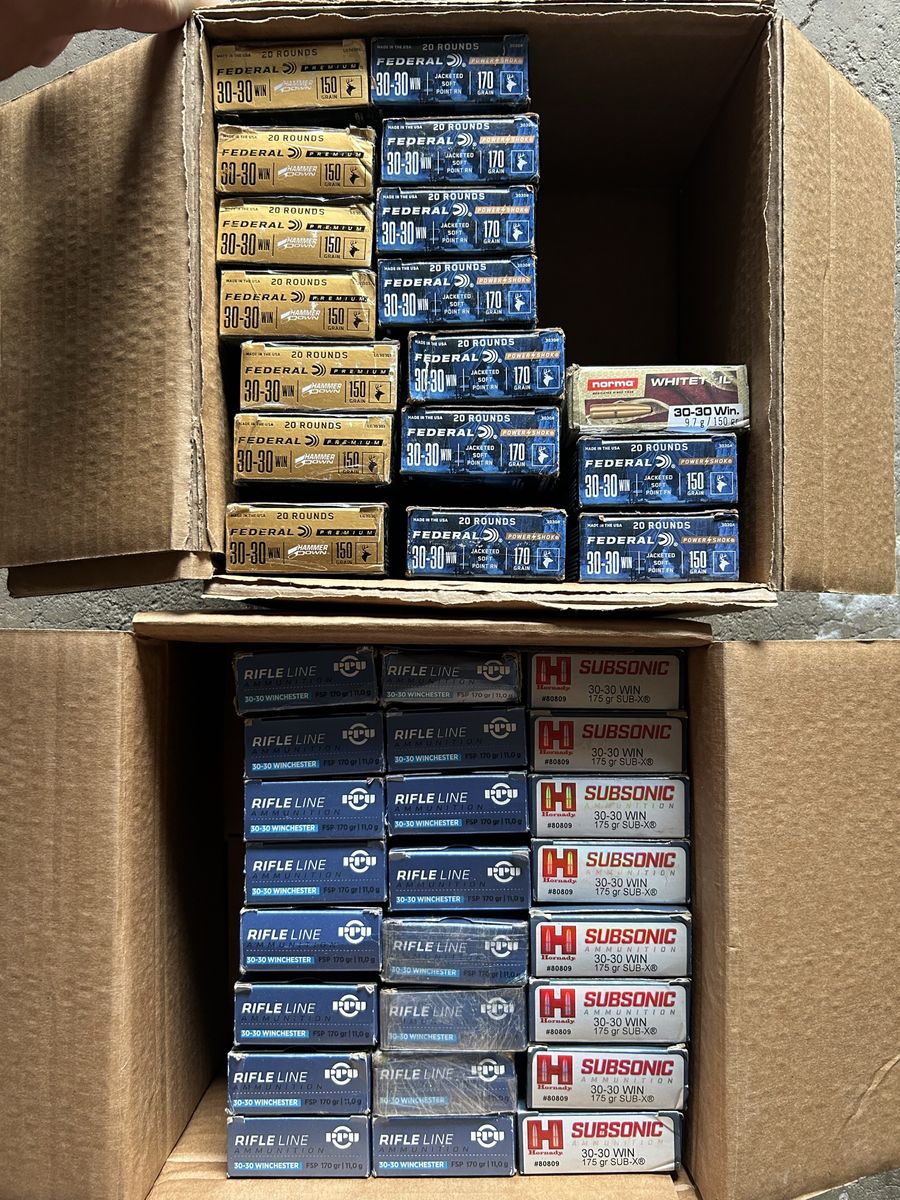 30-30 Win Ammunition Ammo. $18 +