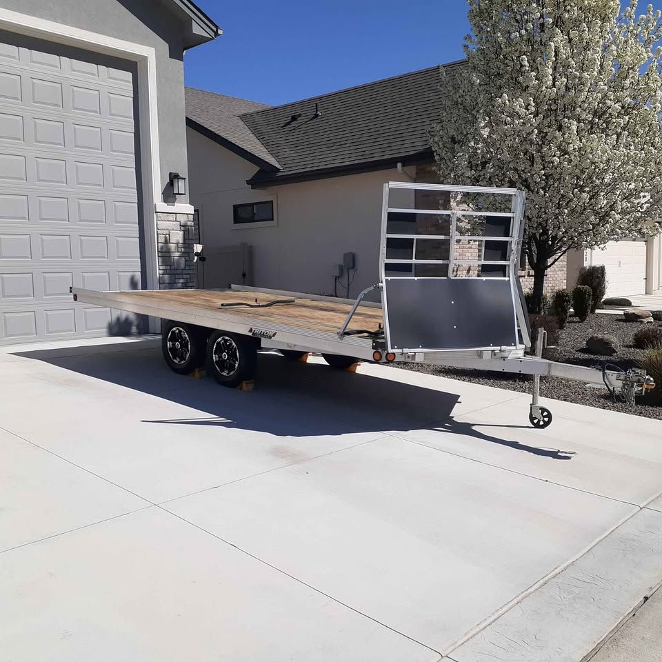 2025 Triton Elite 16ft Tandem Axle Aluminum Trailer