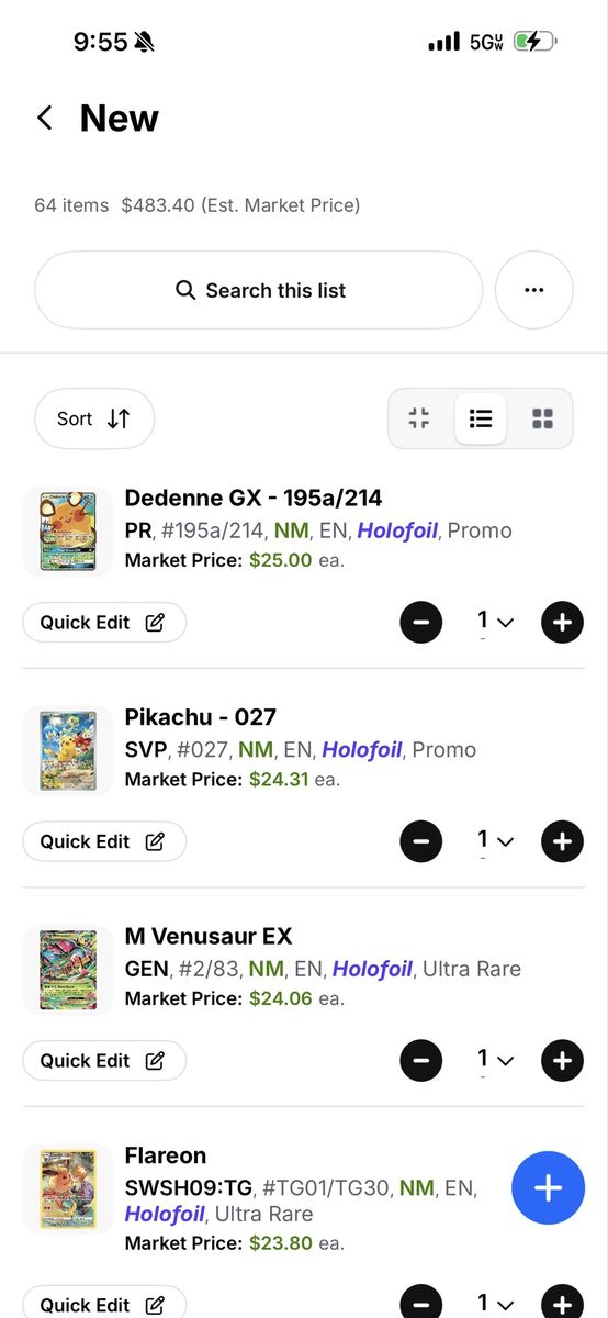 Pokemon card lot