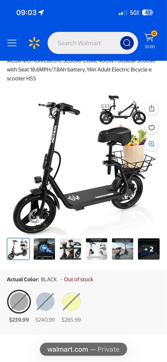 Electric Scooter Brand New Unused