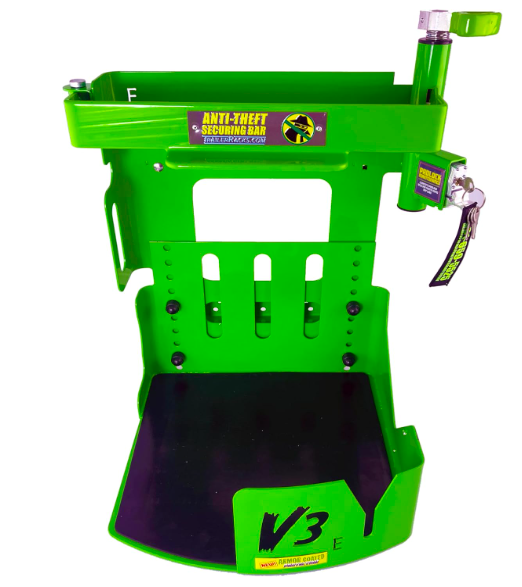 NEW--LOCKING BACKPACK BLOWER RACK