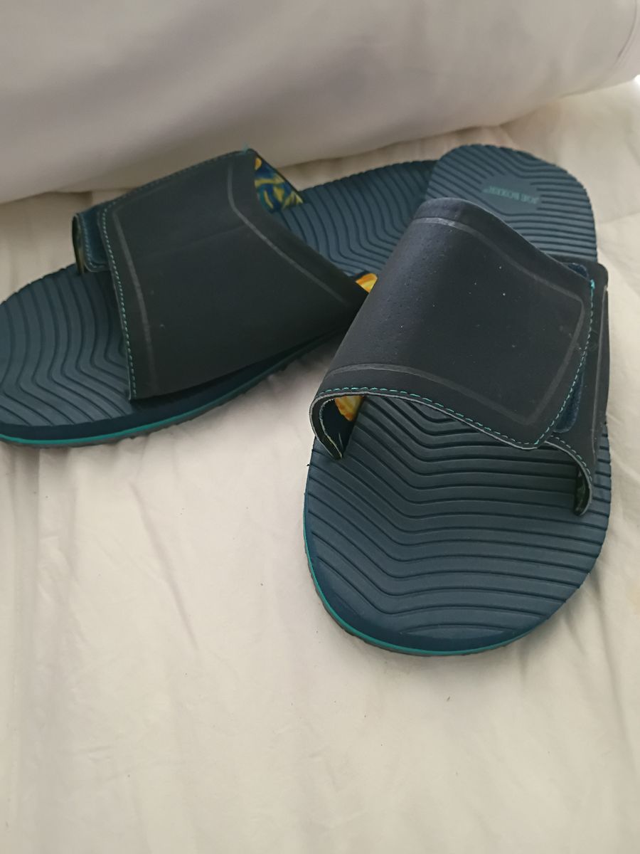 Joe Boxer Men's Navy Blue Adjustable Slide Sandals Size 9
