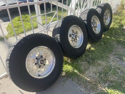 4 Michelin 31x10.50R15 LT Tires American Racing