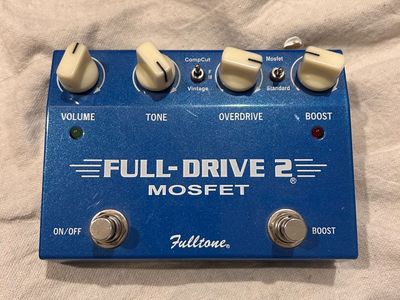 Fulltone Full-Drive 2 Mosfet Overdrive Pedal for Guitar