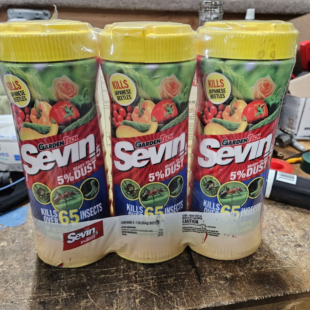 Sevin Dust Garden Insect Killer.