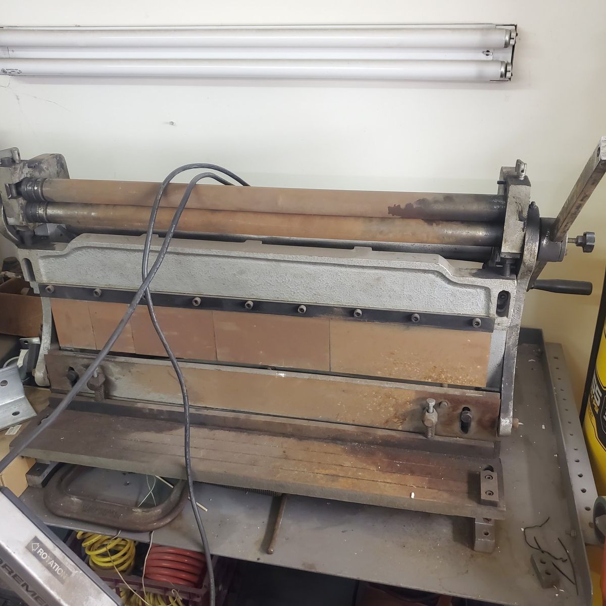 Harbor Freight 3 in 1 brake shear slip roll sheet metal machine