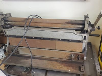 Harbor Freight 3 in 1 brake shear slip roll sheet metal machine