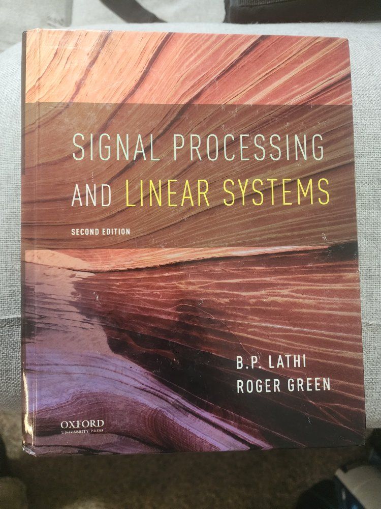 signal processing and linear systems