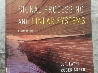 signal processing and linear systems