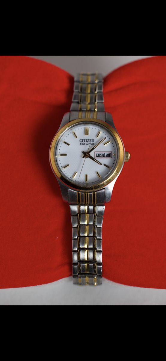 Citizen Ladies Eco-drive White Dial Expansion