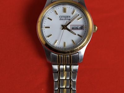 Citizen Ladies Eco-drive White Dial Expansion