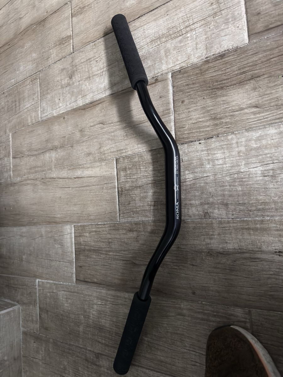 SOMA Dream Handlebar, Black, 31.8mm clamp, 780mm width, with Jones Grips
