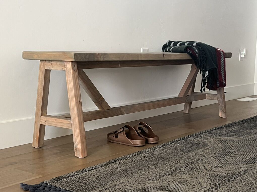 Rustic Wooden Benches