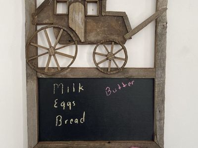 Handmade Barnwood Art Chalkboard