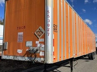 TRAILER RENTAL - STORAGE TRAILER - 1993 WABASH 53 ft x 102 in Plate Composite