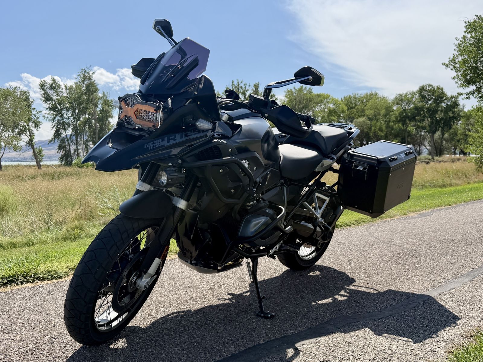 2023 BMW R 1250 GS Triple Black — Factory Lowered — 9,981 Miles — Loaded With Upgrades