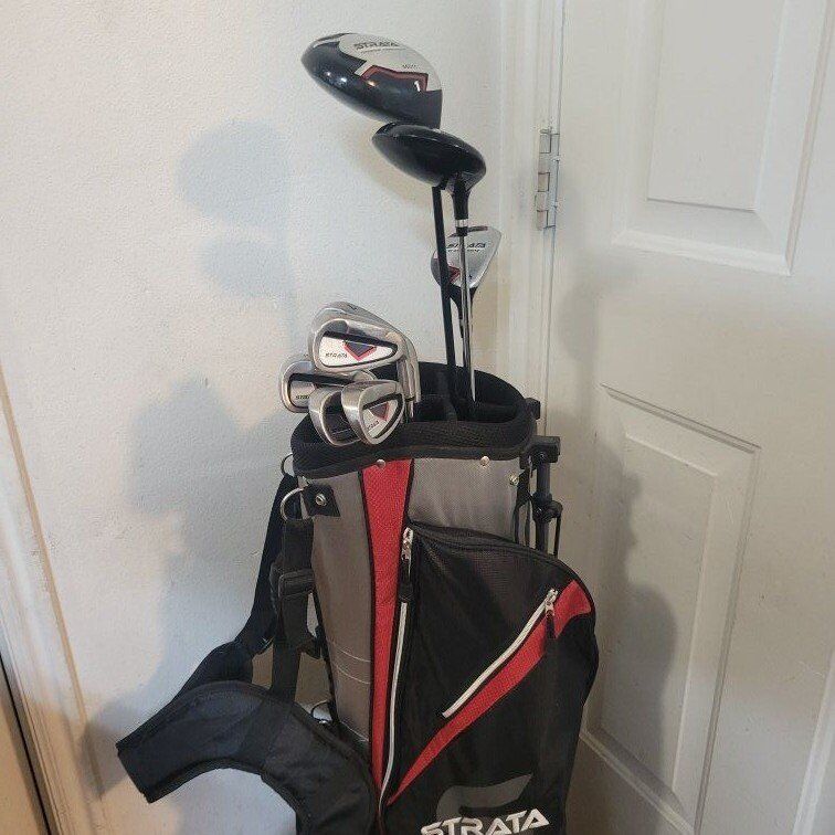 Strata Plus Men's Golf Package Set 8pc Right Hand